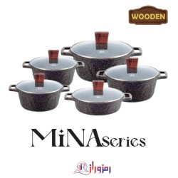 سرویس قابلمه 10 پارچه زیو ZCS-7135 اصل